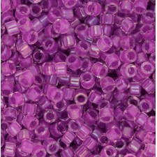 Miyuki delica Beads 11/0 - Lined Lilac ab DB-73